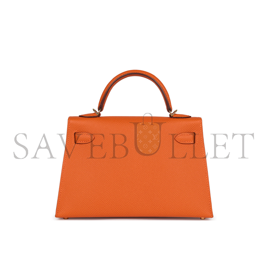 H**mes master mini kelly sellier 20 orange (22*14*7cm)